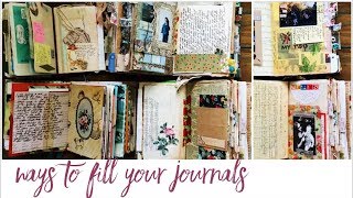 Ways to fill a journal ☆✩ [upl. by Tesil]