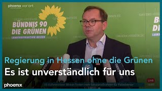 HessenWahl Statement von Mathias Wagner B90Grüne am 101123 [upl. by Nnylireg845]