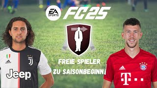 Die 25 besten freien Spieler zu Saisonbeginn 👌🔥⚽  EA Sports FC 25 Karrieremodus [upl. by Nilyak]