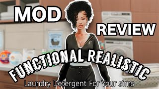 SIMS 4 MOD REVIEW  QMBIBI LAUNDRY OVERHAUL MOD  WE CAN NOW USE REAL LAUNDRY DETERGENT FOR SIMS [upl. by Bowyer]