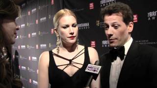 Ioan Gruffudd amp Alice Evans talk Compassion with Fashion [upl. by Buatti]