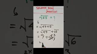 Square Root Fraction [upl. by Aynod]