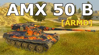 AMX 50 B  4 Kills • 82K DMG • WoT Blitz [upl. by Eixam]