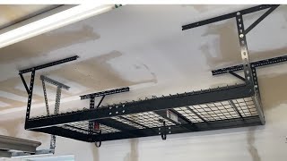 VEVOR Overhead Garage Rack Installation [upl. by Fulviah]