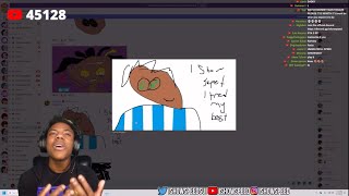 IShowSpeed Reacts To His Fan Art Full Video [upl. by Oiligriv]