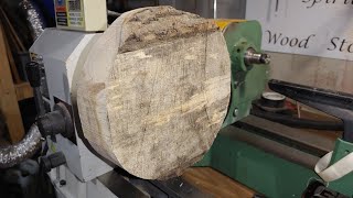 woodturning a Basketweave Illusion bowl Part 1 [upl. by Niall]