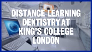 Distance learning dentistry in 90 seconds  Kings College London [upl. by Gies]