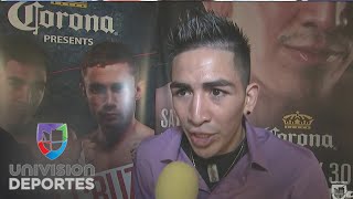 Leo ‘Terremoto’ Santa Cruz se asume como favorito ante Carl Frampton [upl. by Annavahs]