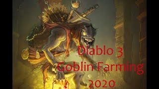 Diablo 3 2020 Rainbow  Menagerist Goblin Farming routes [upl. by Berne]