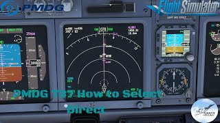 PMDG How to Select Drirect To [upl. by Nyre]