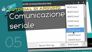 Tutorial Arduino ITA 5 comunicazione seriale invio e ricezione di dati con il monitor seriale [upl. by Keeryt]