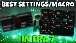 BEST SETTINGS And MACRO To Use IN ERA 7  Sols RNG [upl. by Onavlis]