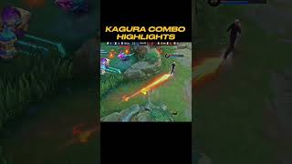 KAGURA COMBO HIGHLIGHTS TUTORIAL mobilelegends mlbb [upl. by Kletter]