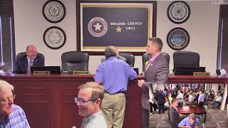 Brazos County Commissioners Court 09102024 Video 1 of 2 [upl. by Enneire]