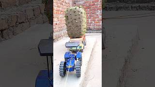 Rc lode Swaraj power tractor 4×4 overload Trolla jump se Palat Gayatrendingshortfeed 2024ytshorts [upl. by Story]