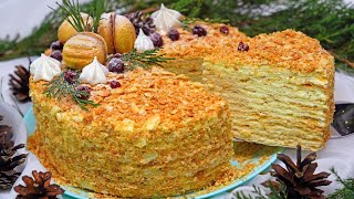 САМЫЙ ВКУСНЫЙ quotНАПОЛЕОНquot ИДЕАЛЬНЫЙ Рецепт Домашний Торт Рецепт  Кулинарим с Таней [upl. by Abbott830]