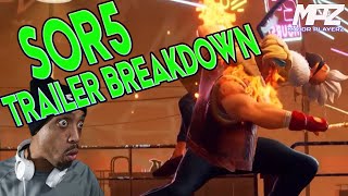 STREETS OF RAGE 5 TRAILER BREAKDOWN [upl. by Ynnus]