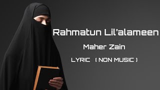 Habiibii yaa Muhammad  Maher Zain  Rahmatun Lil’alameen  Hd lyric video  non music islamic song [upl. by Cassella]