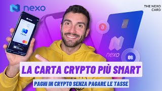 La MIGLIORE Carta Crypto del 2024  Nexo Card Come funziona Cashback e TASSAZIONE [upl. by Manon]