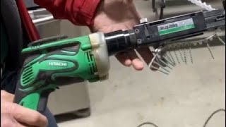 Honest Review of Hitachi Metabo Brushed SuperDrive Corded Collated Drywall Screw Gun [upl. by Tsew325]