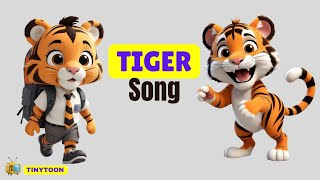 Crazzy Tiger Song🐯🤩  Baby Songs  Kids Rhymes  TinyToon  TinyTooncreation youtube [upl. by Killigrew]