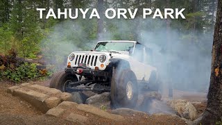 Jeep Wrangler JK on 42s wheelin at Tahuya ORV OnlyKarns Garage EP01 [upl. by Notgnihsaw]