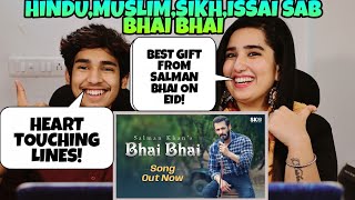 Reaction On Bhai Bhai  Salman Khan  Sajid Wajid  Ruhaan Arshad  Shilpa Views [upl. by Ccasi]