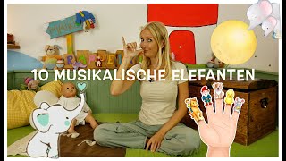 Zehn musikalische Elefanten  77 Fingerspiele für Babys und Kleinkinder [upl. by Enrobyalc]