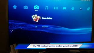 PS3 jailbroken and loading game from HDD [upl. by Emee]