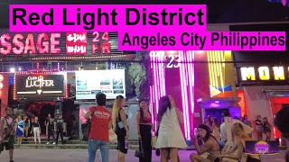 nightlife red light district in angeles city minila philippines girls DANCE clubs GoGo Bars [upl. by Ggerc51]