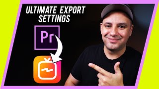 How to Export IGTV Videos in Premiere Pro [upl. by Harrak]