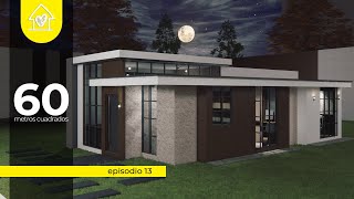 🔰 60m2  3 dormitorios 2 baños  Plano de Casa en 3D [upl. by Ahsenid235]