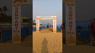 Sand Art Festival Puri Odisha sandart art [upl. by Noli]