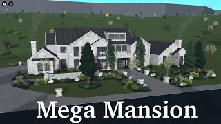 MEGA MANSION BLOXBURG SPEEDBUILD  6 bedrooms  200k [upl. by Fachini526]