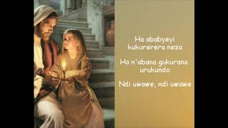 Ndi uwawe Nyagasani Yezu  Chorale Nyampinga Lyrics [upl. by Kenay]