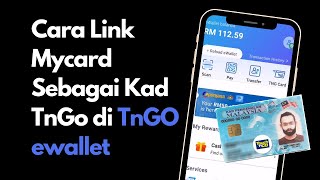 Cara Link Mycard sebagai Kad TnGo di TnGo ewallet [upl. by Nanaj]