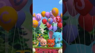 Learn ABCs Balloon Challenge 🎈 cocomelon shorts kidslearning [upl. by Aidam981]