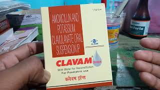 Clavam drop  uses  doses  side effects  in hindi language [upl. by Veleda]