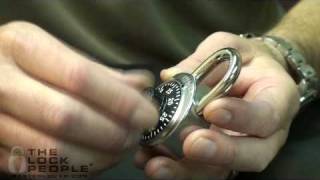 How To Open Master Lock Combination Anti Shim  1525 [upl. by Errised]