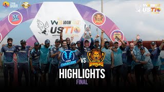 US Masters T10 2023 Final Highlights New York Warriors vs Texas Chargers  Match 25 [upl. by Map]