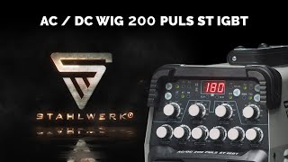 STAHLWERK Videoanleitung  AC DC WIG 200 Puls ST IGBT  ZusammenbauProbeschweißenErklärung [upl. by Qidas390]