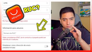 COMO comprar en ALIEXPRESS sin RUC 👍 [upl. by Lazaruk]