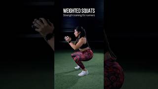 Weighted Squats  Strength Training for Runners [upl. by Killy366]