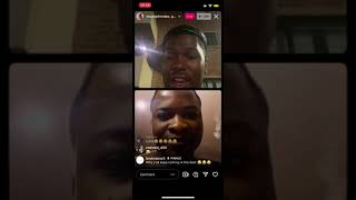 RETARDED FAN ASKS MUWOP WHEN THEY GON SLIDE FOR VON IG LIVE IN O‘BLOCK [upl. by Nnainot]