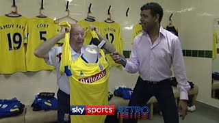 Stokes kit man shows Chris Kamara how to throw like Rory Delap [upl. by Eilata878]