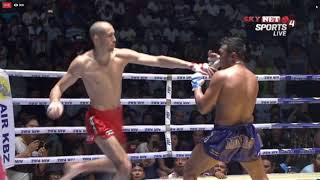 Lethwei Championship Dave Leduc vs Tun Tun Min 3 [upl. by Pangaro]