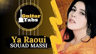 Ya Raoui  Souad Massi  Tablature Guitare [upl. by Eislek]