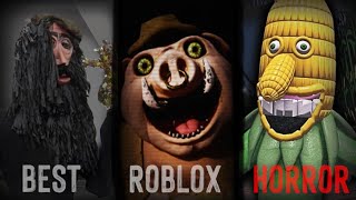 Top 5 ACTUALLY SCARY Roblox Horror Games [upl. by Ahsya562]