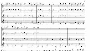 Händel Hornpipe freesheet music [upl. by Cram]