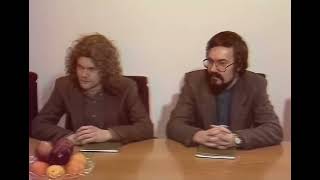 DDR TV Aktuelle Kamera vom 04 Januar 1984 mit Egon Krenz und Olaf Scholz AI restauriert [upl. by Hellah]